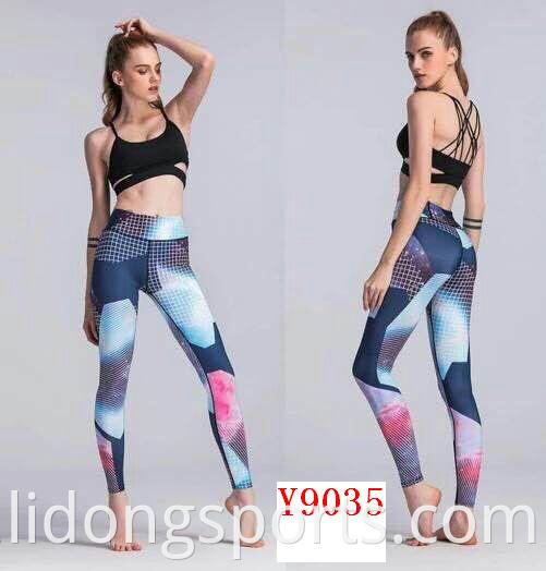 New styles high waisted yoga capri pants